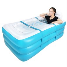 풍선욕조 큰 보력 접이식 샤워 욕조 pvc 하늘, 단품