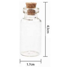 향수 화장품 공병 스프레이 용기 미니 유리 병 코르크 마개 보관 50 개 빈 투명 작은 0.5ml 1ml 1.5ml 2ml 2.5ml 5ml, 50 Pcs, 5ml, 50개
