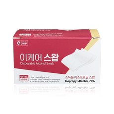 소독용 에탄올 이케어 스왑 100매 살균소독 개별포장