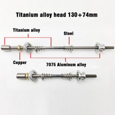 TiTo 1 쌍 퀵 릴리스 티타늄 티타늄 문자열 도로 자전거 산악 자전거 휠 허브 MTB 가장 가벼운 35G/쌍 자전거 액세서리, 01 quick release,