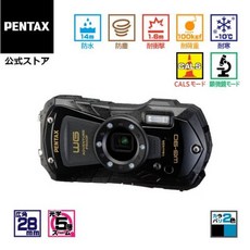 펜탁스 WG-90 블랙 블루 콤팩트 디지털 카메라 PENTAX