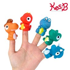 캐스B 플레이 러버손가락인형공룡(2603), 상세 설명 참조, 1개