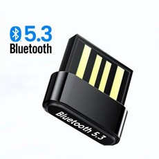 블루투스 호환 수신기 PC용 USB 5.3 어댑터 5.1 리시버 송신기 동글 마우스 키보드용 무선 컴퓨터, 2) Bluetooth5.1, 1개