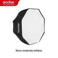 Godox-95cm 37.5in 휴대용 팔각형 소프트 박스 우산 브로리 리플렉터 스피드 라이트 플래시 용, 01 95CM, 1개