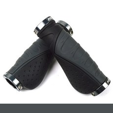 자전거 그립 도로 액세서리 고무 라이딩 바이스 핸들 알루미늄 장비 Bmx 바이크 부품, 회색 티타늄, [04] Gray-Titanium, 1개