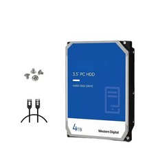 웨스턴 디지털 하드디스크 BLUE 8TB HDD SATA600 5640 / WD80EAAZ, 3.5인치설치블루디스크씨엠어(CMR), 1TB - wd80eaaz