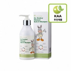 닥터동키 미니멀 바스 앤 샴푸(300ml) 신생아 유아 저자극, ONE