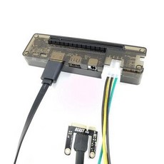 [해외] PCIE EXP GDC 외장형 노트북 그래픽 카드 독 비디오 카드 노트북 도킹 스테이션 옵션 미니 PCIENGFF M.2 키EXPRESSCARAD, Grey