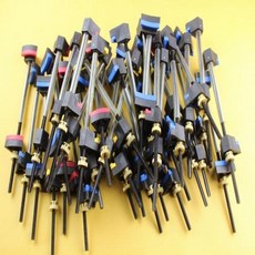 바이올린 용품 악세사리 첼로 제작 도구 42pcs 접착 클램프 상단 및 후면 고정, 없음