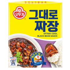 오뚜기 그대로짜장, 200g, 2개