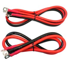  인버터 케이블 파워뱅크 연결 6AWG, 50cm, M10, 1개 