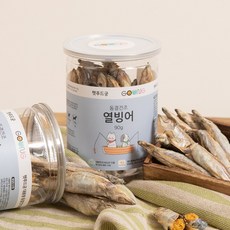 오홀리데이 펫푸드궁 동결건조 열빙어 90g, 1개 - 강아지열빙어