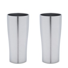 시샘 304 스텐이중진공컵, 420ml 2P세트 1개