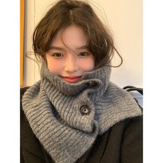 허니B 여성 니트 넥워머 케이프
