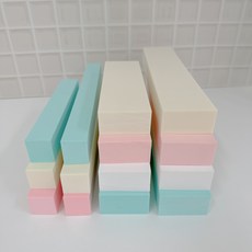 야야랜드 도마뱀 사각백업 EVA 고밀도백업 크레 파충류 크레스티드게코, 1개, 아이보리