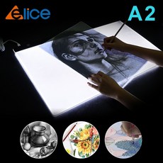 A2 드로잉 태블릿 LED 디지털 그래픽 라이트 패드 박스 페인팅 트레이싱 패널 다이아몬드 페인팅 액세서리 전자 칠판 유형 C 전원