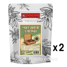 바리스타퀸 1987 레트로 다방커피 파우더 1kg, 2개