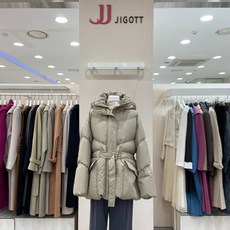 [백화점매장 정품출고] 지고트 다운 패딩 점퍼 하이넥 후드 구스다운점퍼 GMBA2PDR3-1