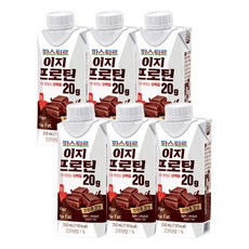 파스퇴르 이지프로틴 우유단백질 저당 초코250ml(6입), 250ml, 6개