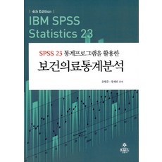 SPSS 23 통계프로그램을 활용한 보건의료통계분석, KMS