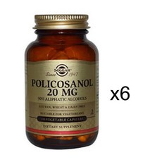 솔가 폴리코사놀 20mg 100캡슐 x6, 100정, 6개