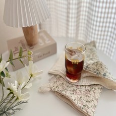 거즈행주 키친크로스 홈카페 면 빨아쓰는 행주, 체크(민트), 1개