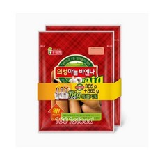 롯데 의성마늘빅그릴비엔나 365g＋365g ＊ 10개