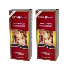 Surya 수르야 브라질 헤나 크림 블랙 70ml X 2팩, 2개