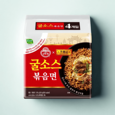 오뚜기 굴소스 볶음면 130g4개입, 굴소스볶음면