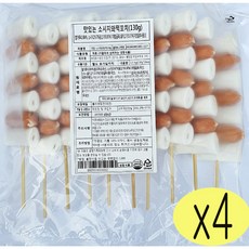 맛정 소떡소떡 1.3kg(130g-10ea) 소시지와떡꼬치, 1.3kg, 4개