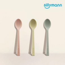 실리만 크림 어린이 숟가락, 크림그린, 단품, 1개