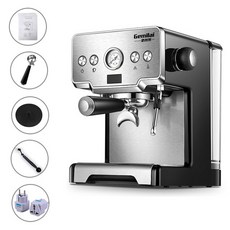 Crm3605 커피 머신 15 바 이탈리아 반자동 가정용 커피 메이커 에스프레소 메이커 카푸치노 라떼 및 모카 포함, coffee machine 220V_미국
