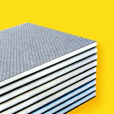 국내 제조 친환경 소재 흡음+차음 한번에 접착식 간편 시공 하나로보드 50cmx50cmx3cm DIY 셀프시공 방음재 벽간소음 실내방음, 베이지, 1개