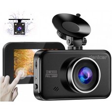 Denicer 2020 새로운 듀얼 자동차 대시 캠 전면 및 후면 풀 HD 1080 마력 카메라 자동차 3 ″ IPS 터치 스크린 DVR 레코더 후면, 단일옵션