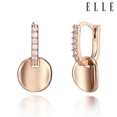엘르주얼리(ELLE jewelry) 14K 2WAY 코인 귀걸이 (gold pin) ELGPEE202