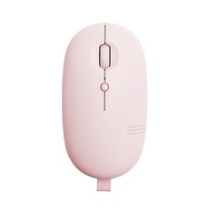 엑토 디자인 테일 저소음 USB 무선 마우스 AWM-01, 핑크
