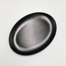 굿다이닝 매트 골든타원 접시, G-0333(32.8×24.3cm)