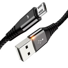 LED USB 마이크로 5핀 고속충전 케이블 / 0.3m 1.2m 1.8m, USB 5핀(0.3m), 1개