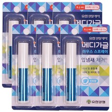 유한양행 덴탈케어 마우스 스프레이 6.5ml(120회분) 민트향, 6개, 6.5ml - 덴탈스프레이