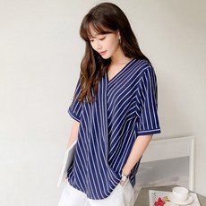빅사이즈 106 크라운랩반팔블라우스 DIRE276
