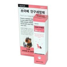 쏘아베 강아지 120ml 구강 귀 눈물 안구 세정제, 1개