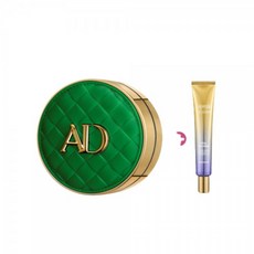 아트델리 콜라겐밤 멀티쿠션 본품 /초밀착 광채커버 /사은품 참존 아이크림30ml, 그린용기색상