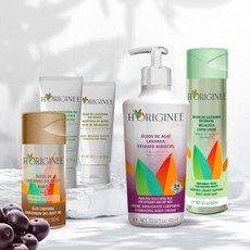 고보습바디크림 주름개선크림 주름케어 수분선크림 HOriginée Amazonian Vegan Skin자동차e Collection 아사이 오일 바디 크림 13.52oz + 너트