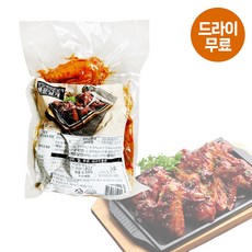달디단마켓 맛있게 매운 날개 400g (드라이) 닭날개 양념치킨 맥주안주, 1개