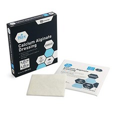 해외1515833 Medpride calcium 칼슘 Alginate Wound DreSSing padS 4.25” x 4.25” patcheS 10-pack antim, 4_One Color, 4_One Color, 상세 설명 참조0