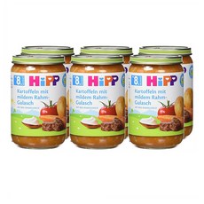 HiPP 힙 포테이토 크림 굴라쉬 이유식 220g 6개 potatoes with mild cream goulash
