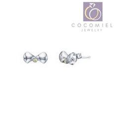 실버핑크원석귀걸이