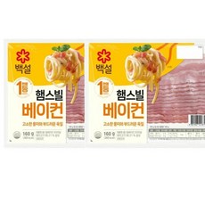 cj 햄스빌베이컨, 160g, 2개