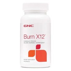 GNC Burn X12 지엔씨 번 X12 60캡슐, 1개