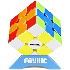 魔方 RS3M 2020 令 일본 판 [자석 내장] 경기 용 큐브 3x3 입체 퍼즐 스티커 레스 FAVNIC [6면 완성 공략, 1